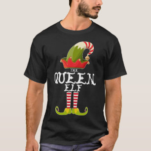 Camiseta A Rainha Elf Engraçada Família de Presentes de Nat