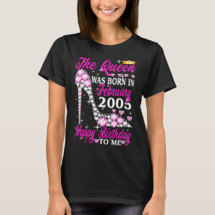 Camiseta A Rainha Foi Nascer Em Fevereiro De 2005 18º Anive