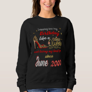 Camiseta A Rainha Foi Nascer Em Junho De 2000 A Entrar No M