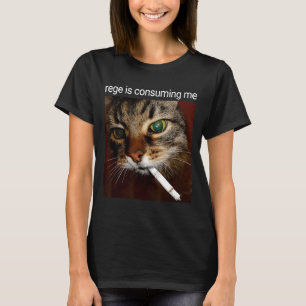 Camiseta A Raiva Está Me Consumindo Bobo Olhando Fixo Engra