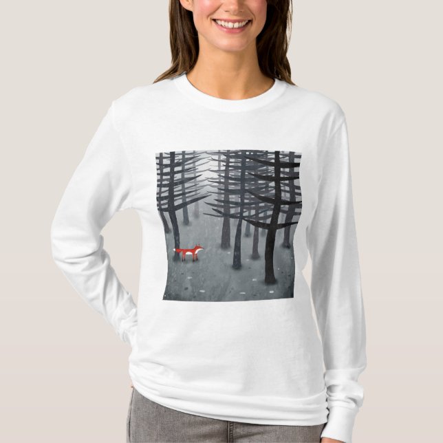 Camiseta A Raposa e a Floresta (Frente)