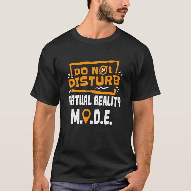 Camiseta A realidade virtual não perturba o Roupa de PC par (Frente)