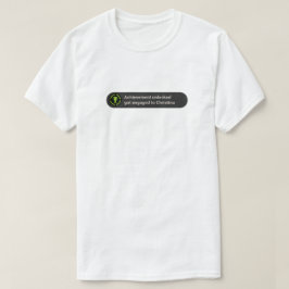 Camiseta A realização destravou obtem o jogo de vídeo