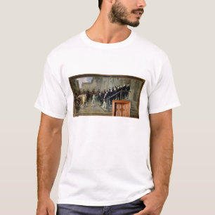 Camiseta A recepção de Louis XVI no hotel de Ville b