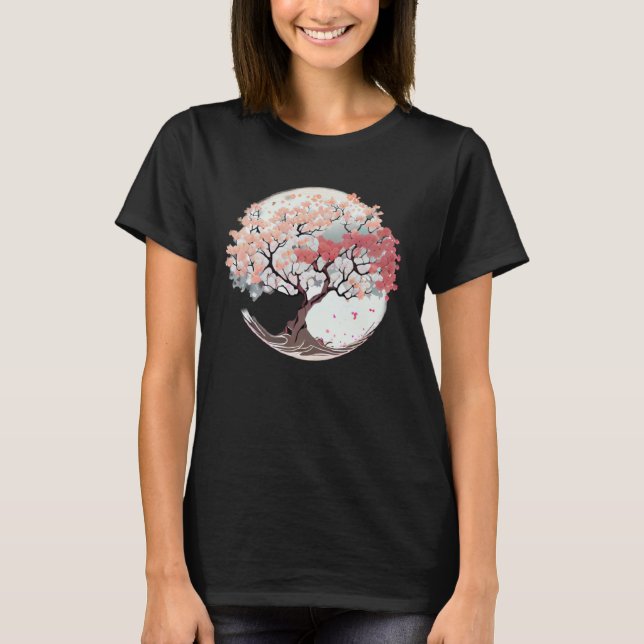 Camiseta A Refreshing and Enchanting Tree of Life Cherry Bl (Frente)