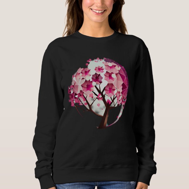 Camiseta A Refreshing and Vibrant Cherry Blossom Tree of li (Frente)