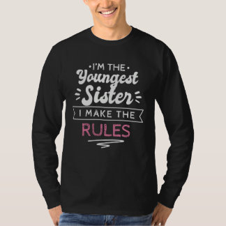 Camiseta A Regra da Irmã Mais Nova  Irmãos  1
