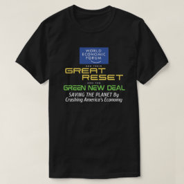 Camiseta A reinicialização do Excelente do WEF e o novo aco