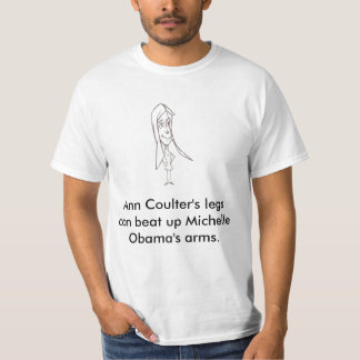 Camiseta A relha, os pés de Ann Coulter pode bater acima
