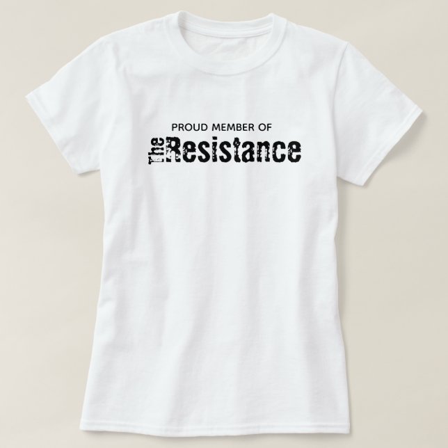 Camiseta A resistência (Frente do Design)