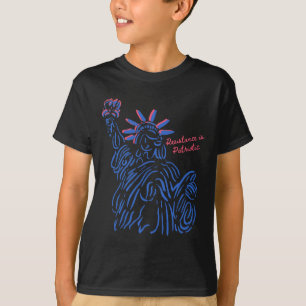 Camiseta A Resistência É Patriótica Tanque 4 De Julho Resis