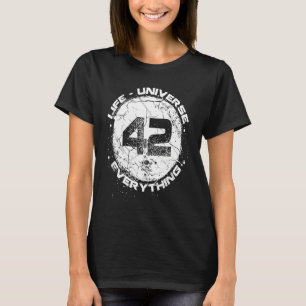 Camiseta A Resposta 42 para a Vida, o Universo e Tudo