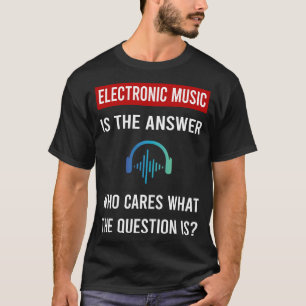 Camiseta A resposta da música eletrônica