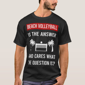 Camiseta A Resposta do Voleibol de Praia