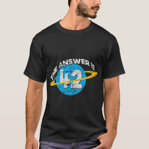Camiseta A resposta é 42 Fi Nerd