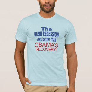 Camiseta A retirada de Bush era melhor do que Obama