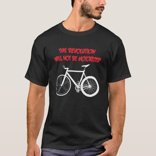 CAMISETA A REVOLUÇÃO NÃO SERÁ MOTORIZADA (Frente)