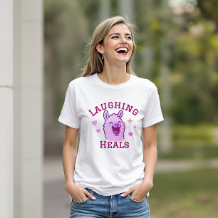 Camiseta A Rir Cura o Llama Bonito