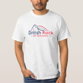 Camiseta A rocha britânica do design do TShirt de Gibraltar