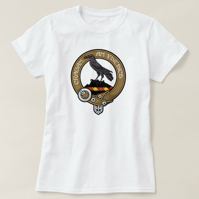 Camiseta A rocha do corvo (o branco das mulheres) (Frente do Design)