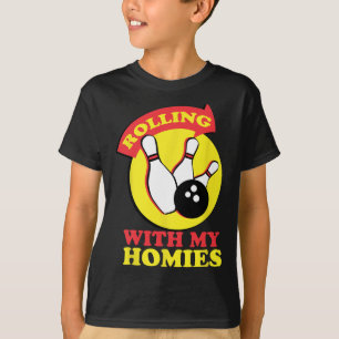 Camiseta A Rolar Com O Meu Presente Novelty Da Equipe Da Bo