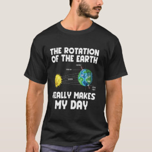 Camiseta A Rotação da Terra Faz Meu Professor de Ciências d