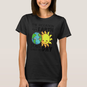 Camiseta A Rotação da Terra Realmente Faz o Meu Dia Scie