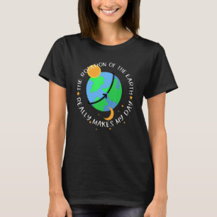 Camiseta A Rotação da Terra realmente faz o meu espaço do d