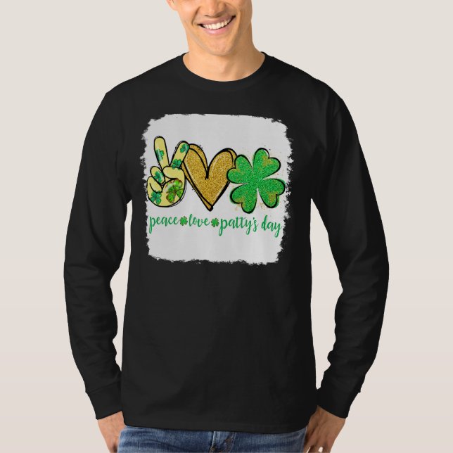 Camiseta A Rua Do Dia Da Paz, Patrick S Day Bleached (Frente)