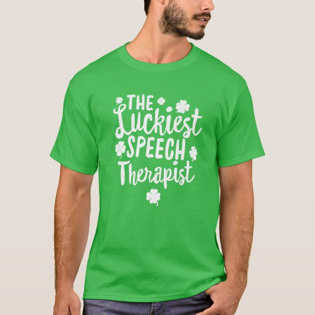 Camiseta A Rua Terapêutica de Voz Mais Sortuda. (Frente)