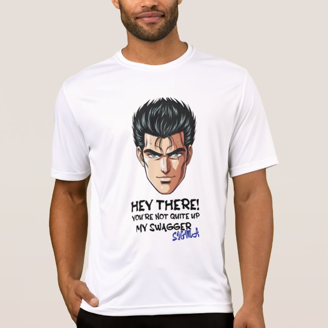 Camiseta A Saga de Swagger do Gigachad (Frente)