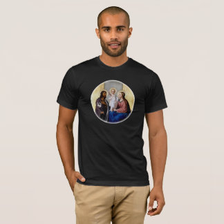 Camiseta A Sagrada Família com iniciais JMJ Iconografia Cat