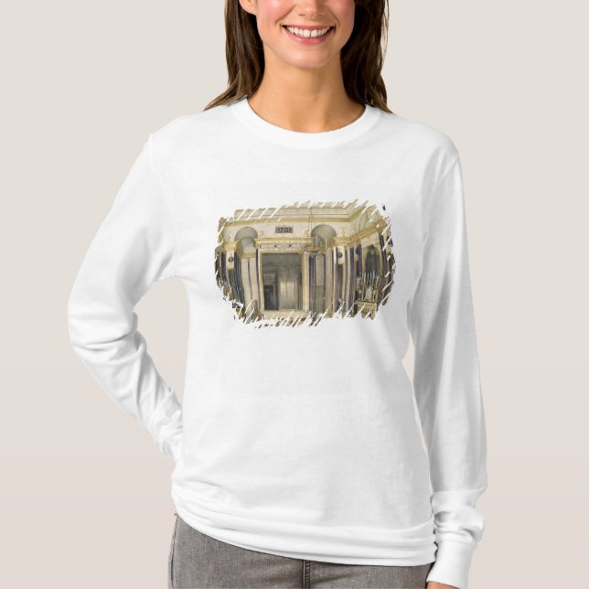 Camiseta A sala de estar da imperatriz Maria (Frente)