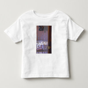 Camiseta A sala de jantar privada com o cristal preto