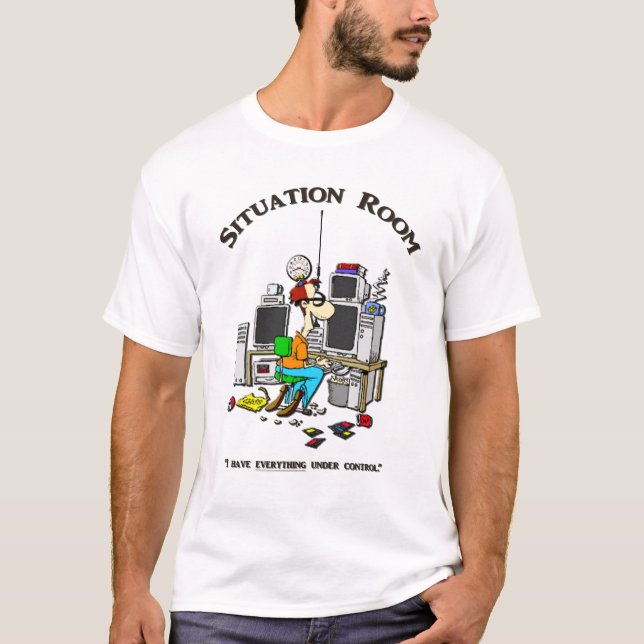 Camiseta "A sala de situação " (Frente)