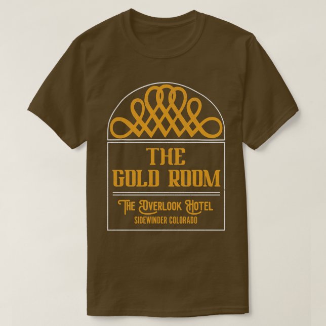 Camiseta A Sala Dourada A Colora Sidewinder Hotel Overlook (Frente do Design)