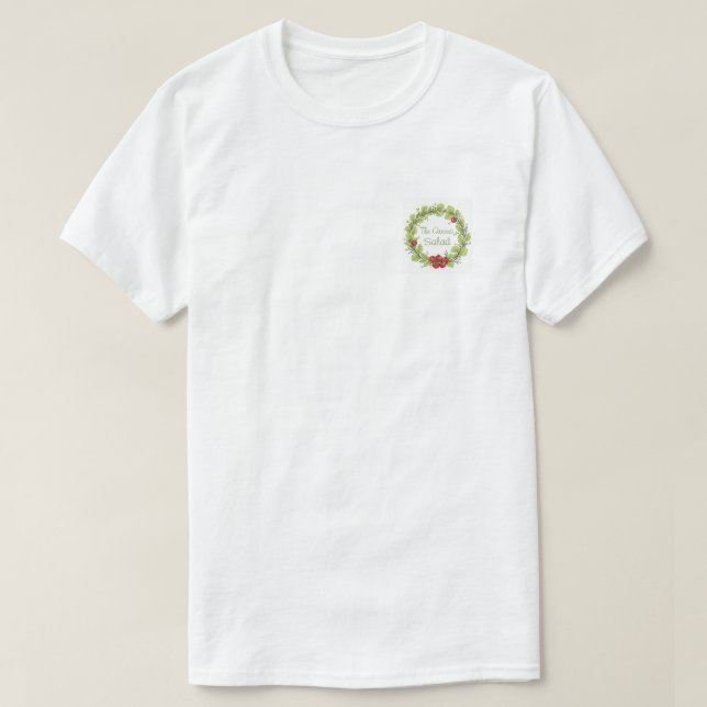 Camiseta A Salada dos Verdes (Branco) (Frente do Design)