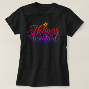 Camiseta A santidade é bela 