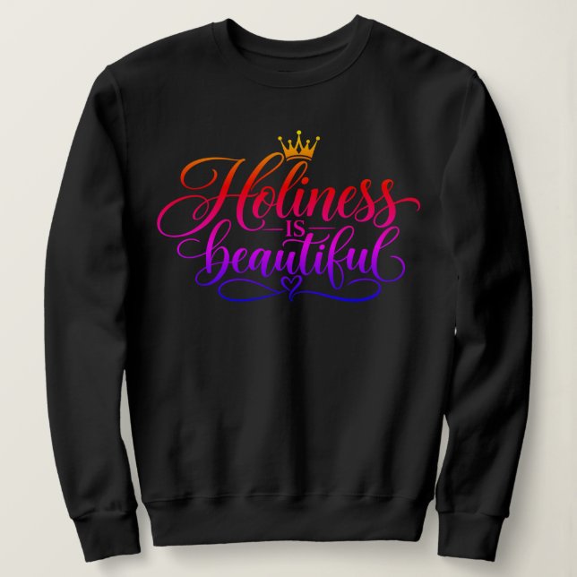 Camiseta A santidade é bela  (Frente do Design)