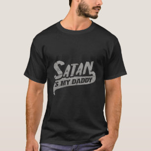 Camiseta A Satã Occulta É O Meu Pai Ateísta Baphomet Devil 