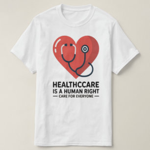 Camiseta A Saúde é um Direito Humano – Cuide de Todos Te