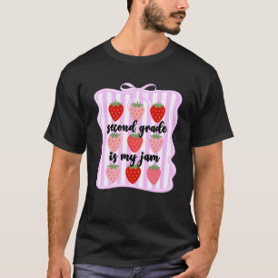 Camiseta A Segunda Série é Minha Paixão Morango Fofo 2º Ano
