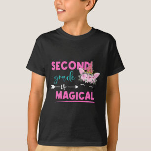 Camiseta A segunda série é unicórnio mágico professor da 2ª