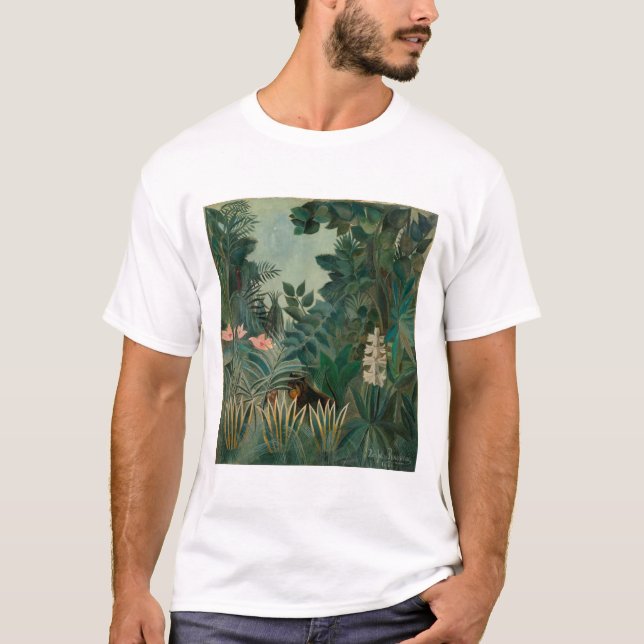 Camiseta A selva equatorial (Frente)