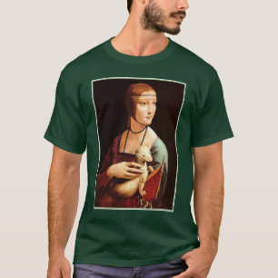 Camiseta A senhora Com Arminho de da Vinci