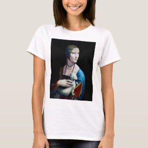 Camiseta A Senhora com um Ermine, Leonardo da Vinci