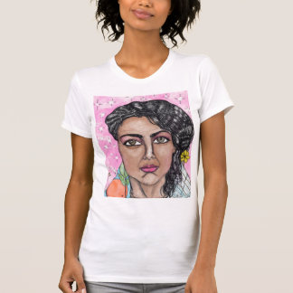 Camiseta a senhora da fruta e das flores