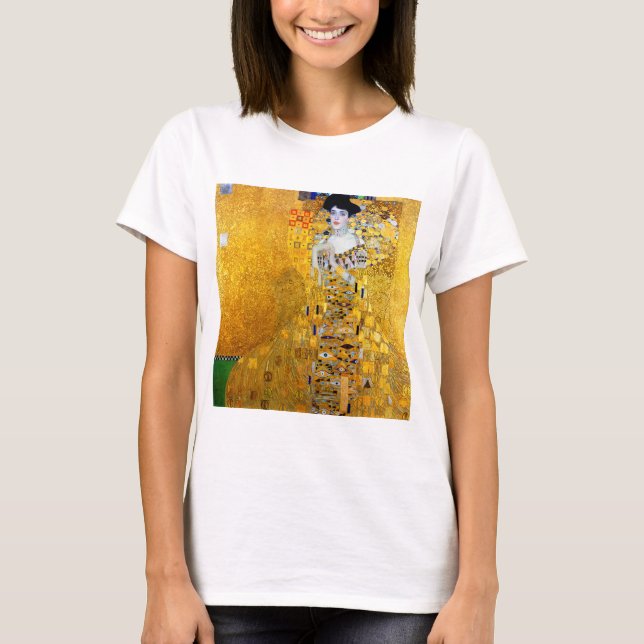 Camiseta A Senhora do Dourado, Gustav Klimt (Frente)