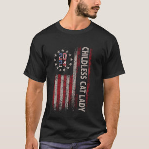 Camiseta A Senhora Sem Filhos Gata 2024 Para Presidente Ban