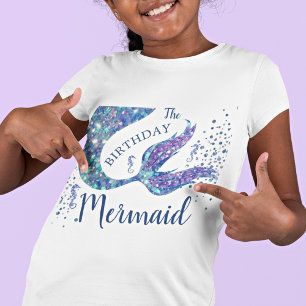 Camiseta A Sereia de Aniversário